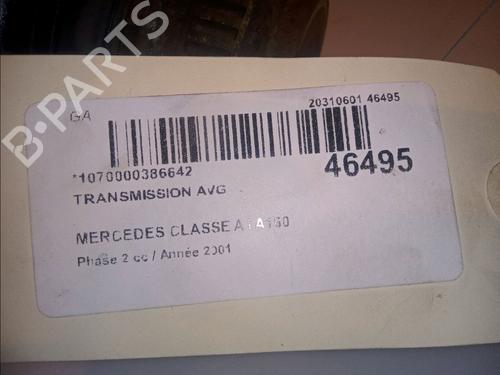 Used Left front driveshaft MERCEDES-BENZ A-CLASS (W168) A 170 CDI (168.009, 168.109) (95 hp) 11099946