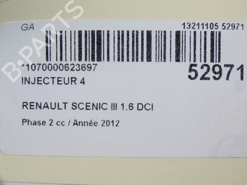 Injector RENAULT SCÉNIC III (JZ0/1_) 1.6 dCi (JZ00, JZ12) | BP28966917M100