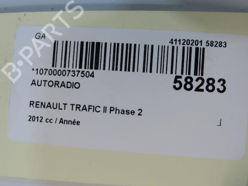 Radio RENAULT TRAFIC II Van (FL) 2.0 dCi 90 (FL0H, FL00, FL01, FL0M, FL0P, FL0S) | BP36427050E6 - Image 5