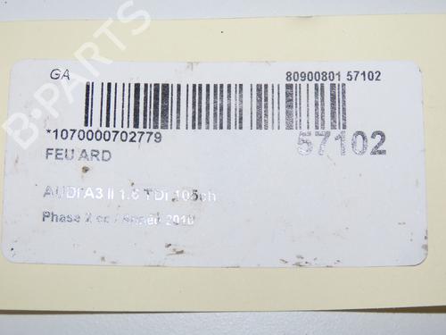 Used Right taillight Right taillight AUDI A3 Sportback (8PA) 1.6 TDI (105 hp) 33188230 33188230