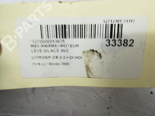 Front left window mechanism CITROËN C8 (EA_, EB_) 2.2 HDi | BP9594242C22 