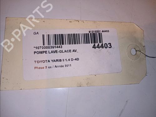 Used Washer pump TOYOTA YARIS (_P9_) 1.4 D-4D (NLP90_, NLP90R) (90 hp) 14881658