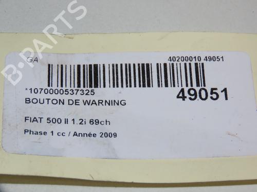 Warning switch FIAT 500 (312_) 1.2 (312AXA1A) | BP18153421I22 