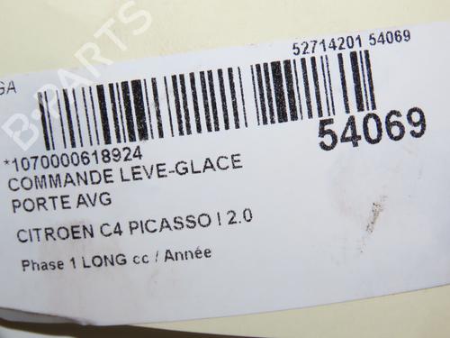 Used Left front window switch Left front window switch CITROËN C4 Grand Picasso I (UA_) 2.0 HDi 138 (136 hp) 28831749 28831749