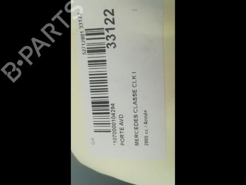 right-front-door-mercedes-benz-clk-c209-clk-320-cdi-209320-2097200205-2002-2003-2004-2005-2006-2007-2008-2009-2010-9597377 main image
