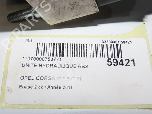 ABS Bremseaggregat ABS Bremseaggregat OPEL CORSA D (S07) 1.3 CDTI (L08, L68) (75 hp) 37479621 37479621