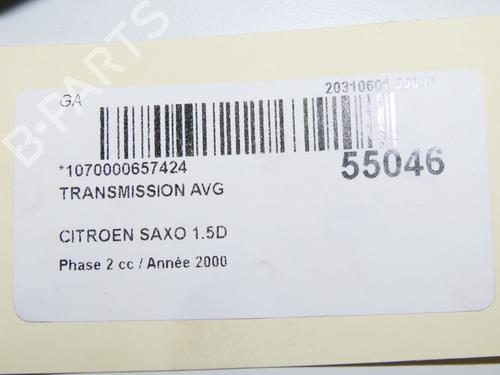 Used Left front driveshaft CITROËN SAXO (S0, S1) 1.5 D (57 hp) 29622596