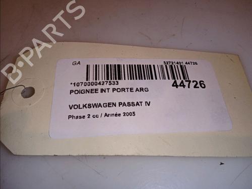 Used Rear left interior door handle VW PASSAT B5.5 (3B3) 1.9 TDI (130 hp) 12136431