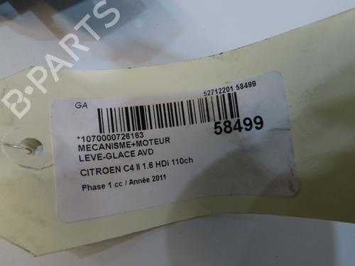 Used Front right window mechanism Front right window mechanism CITROËN C4 II (NC_) 1.6 HDi 110 (112 hp) 34356983 34356983
