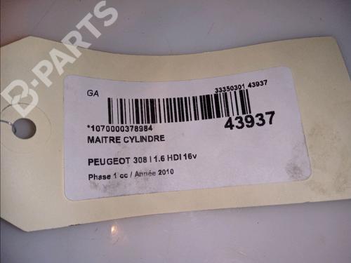 Brake master cylinder PEUGEOT 308 I (4A_, 4C_) 1.6 HDi | BP11100423M77 