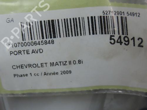 Right front door CHEVROLET MATIZ (M200, M250) 0.8 | BP29150985C3