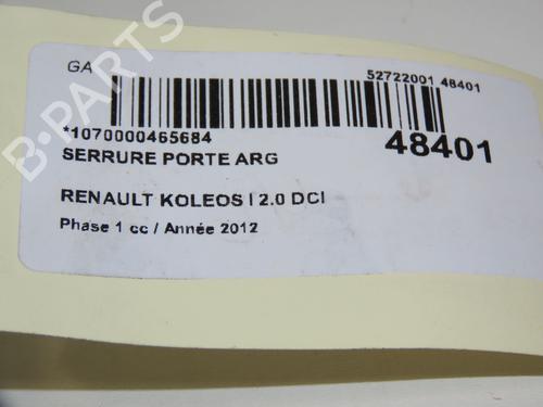 rear-left-lock-renault-koleos-i-hy_-20-dci-hy0k-825037711r-2008-17662886 main image
