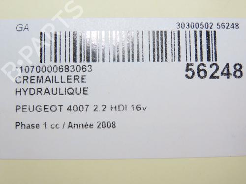 Used Steering rack PEUGEOT 4007 (VU_, VV_) 2.2 HDi (156 hp) 30630849