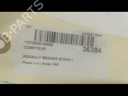 Used Instrument cluster RENAULT MEGANE Scenic (JA0/1_) 1.9 dT (JA0K, JA0Y) (90 hp) 9601148