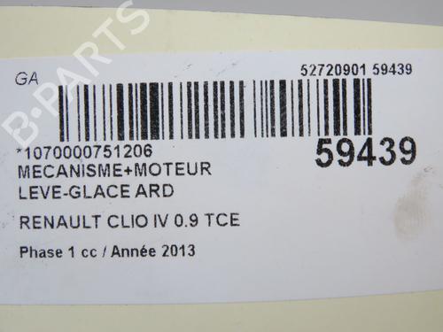 Rudehejsemekanisme Højre bagtil Rudehejsemekanisme Højre bagtil RENAULT CLIO IV (BH_) 0.9 TCe 90 (BHNF, BHMA, BHMH, BHJK, BHJR) (90 hp) 36545190 36545190