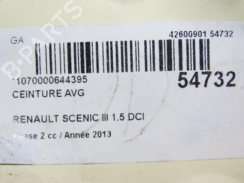 Front left belt tensioner RENAULT SCÉNIC III (JZ0/1_) 1.5 dCi | BP29294192C87 