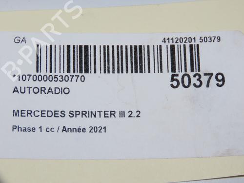 Radio MERCEDES-BENZ SPRINTER 3,5-t Van (B907, B910) 316 CDI RWD (907.631, 907.633, 907.635, 907.637) | BP32486133E6 - Image 9