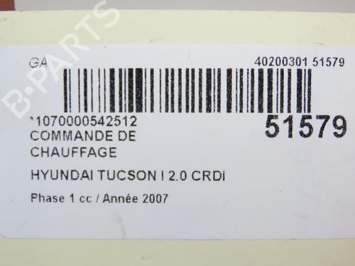 Used Climate control HYUNDAI TUCSON (JM) 2.0 CRDi All-wheel Drive (140 hp) 28801726