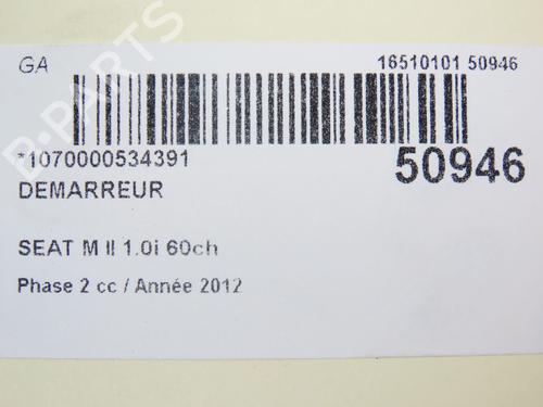 Starter SEAT Mii (KF1, KE1) 1.0 | BP28966994M8 