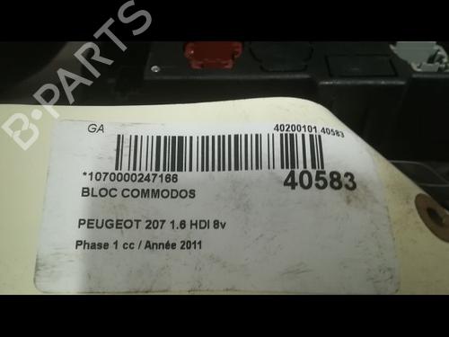 Used Steering column stalk PEUGEOT 207 (WA_, WC_) 1.6 HDi (92 hp) 9609345