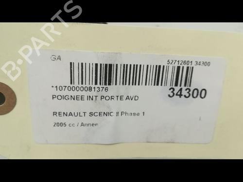 Used Front right interior door handle Front right interior door handle RENAULT SCÉNIC II (JM0/1_) 1.9 dCi (JM0G, JM12, JM1G, JM2C) (120 hp) 9596329 9596329