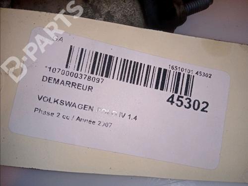 Starter VW POLO (9N_, 9A_) 1.4 TDI | BP11099234M8 