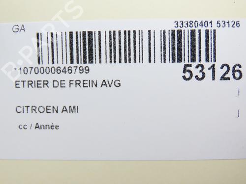 Left front brake caliper CITROËN AMI (9A_) Electric (9AZ2CA) | BP36494248M105 - Image 6