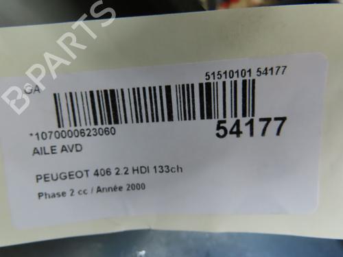 Left front fenders PEUGEOT 406 (8B) 2.2 HDi | BP28968358C41 