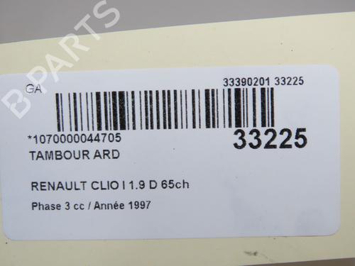 Used Other Other RENAULT CLIO I (B/C57_, 5/357_) [1990-1999] 34609413 34609413