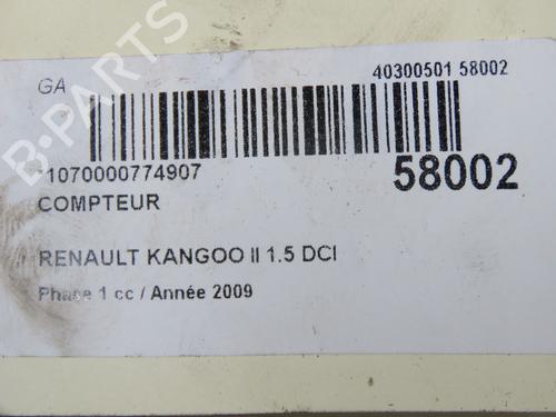 Instrument cluster RENAULT KANGOO Express (FW0/1_) 1.5 dCi 70 (FW0A, KW0V) | BP36939836C47  - Image 5