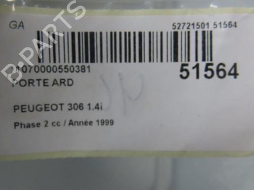 Right rear door PEUGEOT 306 Hatchback (7A, 7C, N3, N5) 1.4 | BP26381276C5 