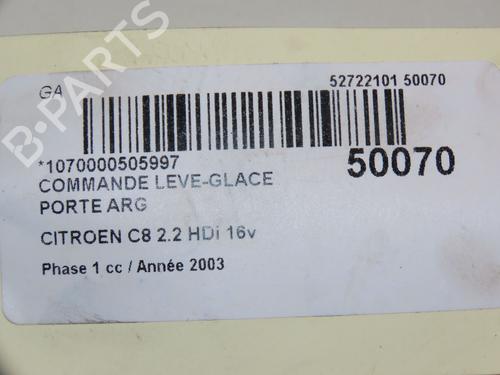 Left rear window switch CITROËN C8 (EA_, EB_) 2.2 HDi | BP18204707I29 