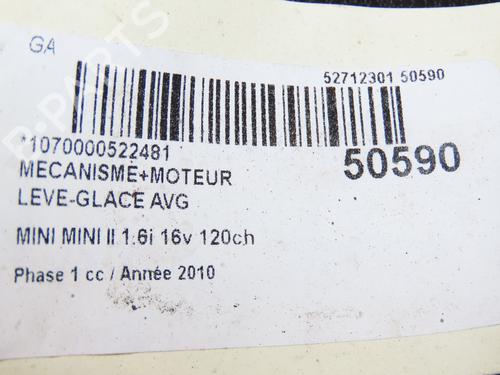 Rudehejsemekanisme ventre foran MINI MINI (R56) Cooper (120 hp) 28831161