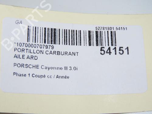 Trappe de carburant PORSCHE CAYENNE (9YA) 3.0 E-Hybrid AWD (9YAAE1) (462 hp) 31865297