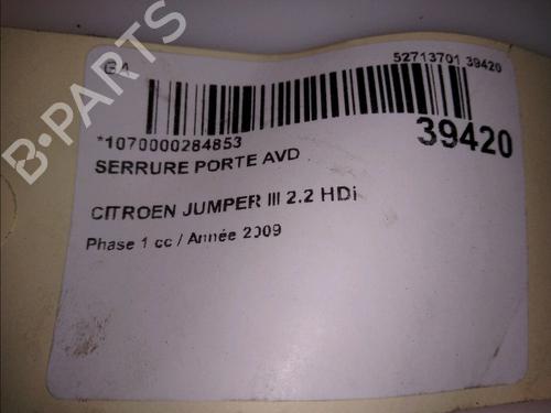 Used Front right lock CITROËN JUMPER II Van 2.2 HDi 100 (101 hp) 14951542
