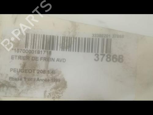 right-front-brake-caliper-peugeot-206-hatchback-2ac-1998-1999-2000-2001-2002-2003-2004-2005-2006-2007-2008-2009-2010-2011-2012-23173918 main image