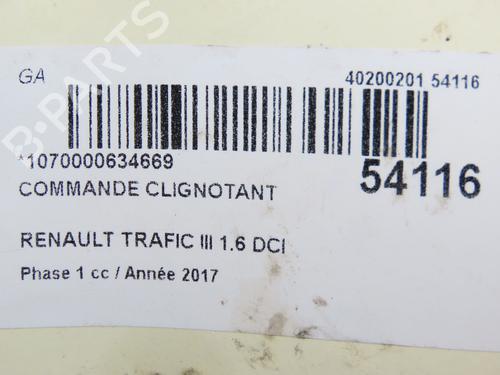 Steering column stalk RENAULT TRAFIC III Van (FG_) 1.6 dCi 125 (FGMH) | BP28967854I23 