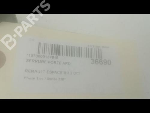 Rear right lock RENAULT ESPACE III (JE0_) 2.2 dCi (JE0S) | BP9599535C99 