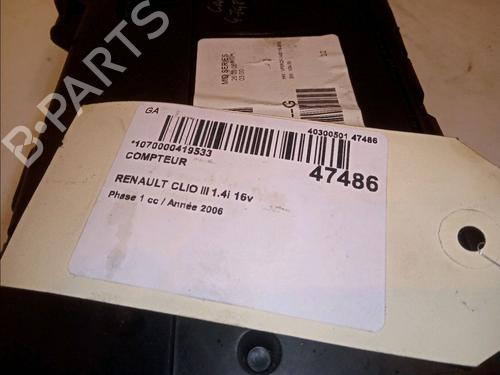 Kombinert Instrument RENAULT CLIO III (BR0/1, CR0/1) 1.4 16V | BP23174863C47