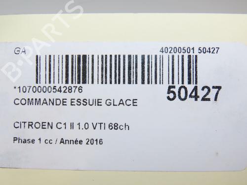 Steering column stalk CITROËN C1 II (PA_, PS_) 1.0 VTi 68 | BP19528914I23 