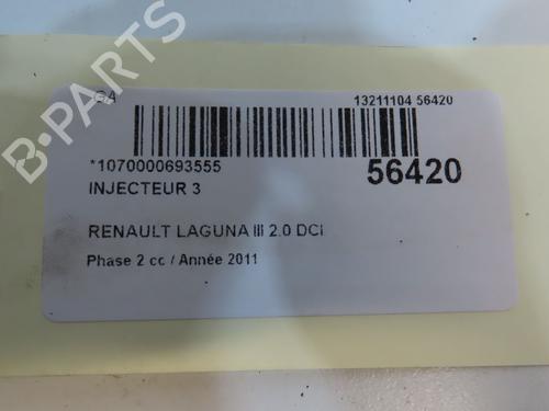Used Injector RENAULT LAGUNA III (BT0/1) 2.0 dCi (BT07, BT0J, BT14, BT1A, BT1S) (131 hp) 31030151