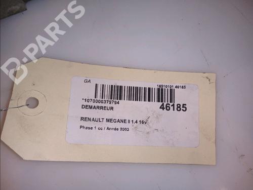 Starter RENAULT MEGANE II (BM0/1_, CM0/1_) 1.4 16V (BM0B, CM0B) | BP11992300M8 