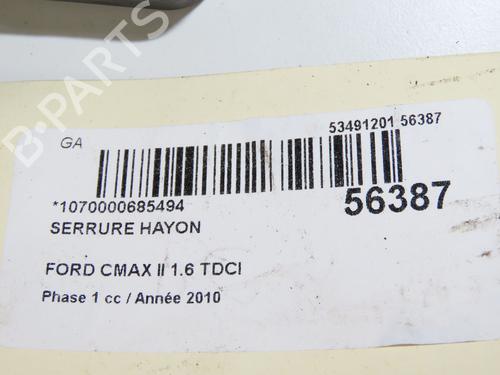 Used Tailgate lock FORD C-MAX II (DXA/CB7, DXA/CEU) 1.6 TDCi (115 hp) 31372118