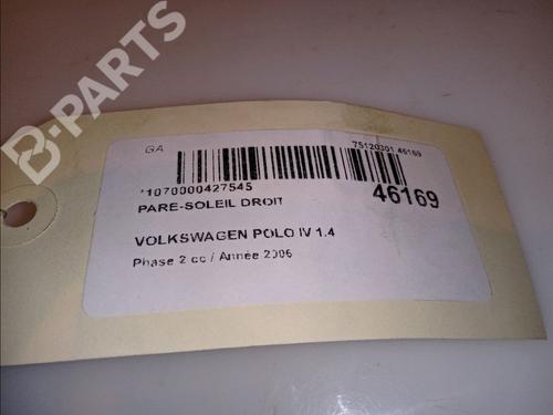 Right sun visor VW POLO (9N_, 9A_) 1.4 TDI | BP12136446I2 
