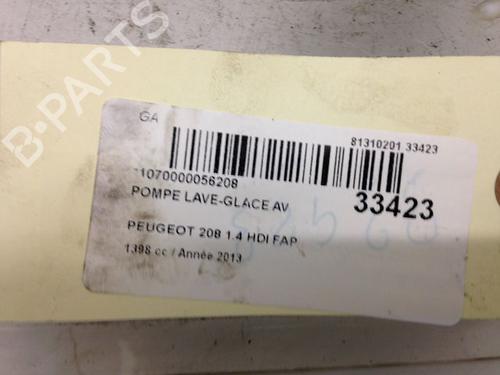 Used Washer pump Washer pump PEUGEOT 208 I (CA_, CC_) 1.4 HDi (68 hp) 14881423 14881423