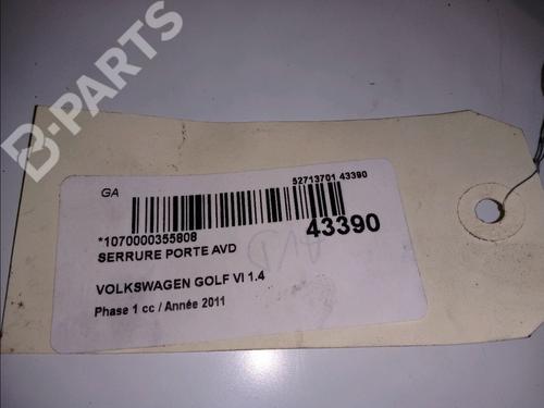 Front right lock VW GOLF VI (5K1) 1.4 | BP10145209C97 