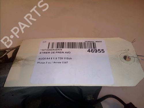 Right front brake caliper AUDI A4 B7 (8EC) 1.9 TDI | BP14950866M104 