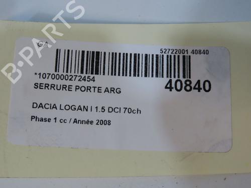 Used Rear left lock Rear left lock DACIA LOGAN MCV (KS_) 1.5 dCi (KS0K) (68 hp) 34333581 34333581