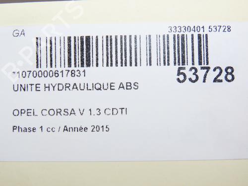 ABS Bremseaggregat OPEL CORSA E (X15) 1.3 CDTI (08, 68) | BP28829979M43
