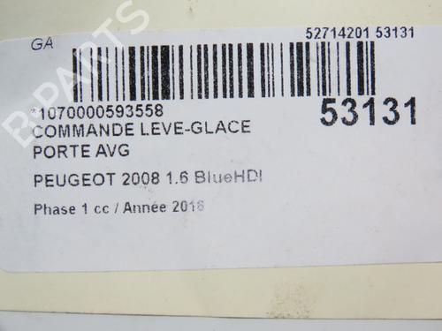 Used Left front window switch PEUGEOT 2008 I (CU_) 1.6 BlueHDi 100 (100 hp) 28831739